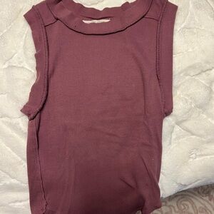 free people Ribbed tank Top - Plum